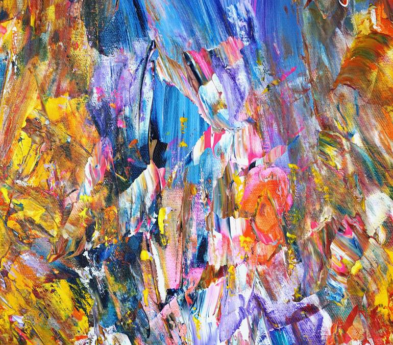 Original Abstract Expressionism Abstract Painting by Peter Nottrott