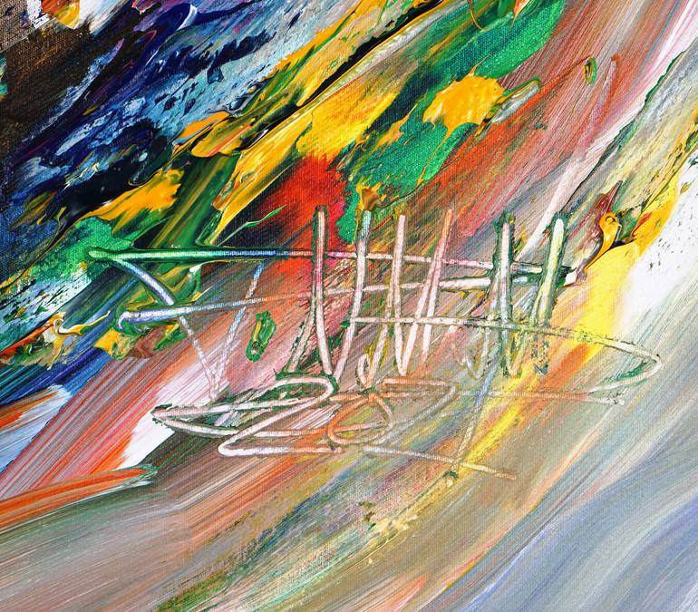 Original Abstract Expressionism Abstract Painting by Peter Nottrott