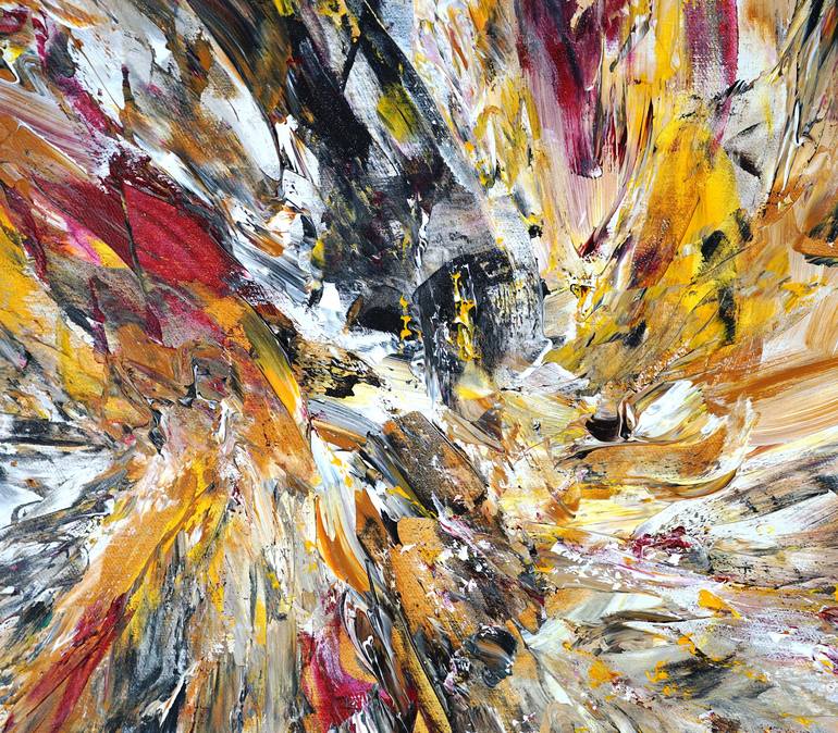 Original Abstract Expressionism Abstract Painting by Peter Nottrott