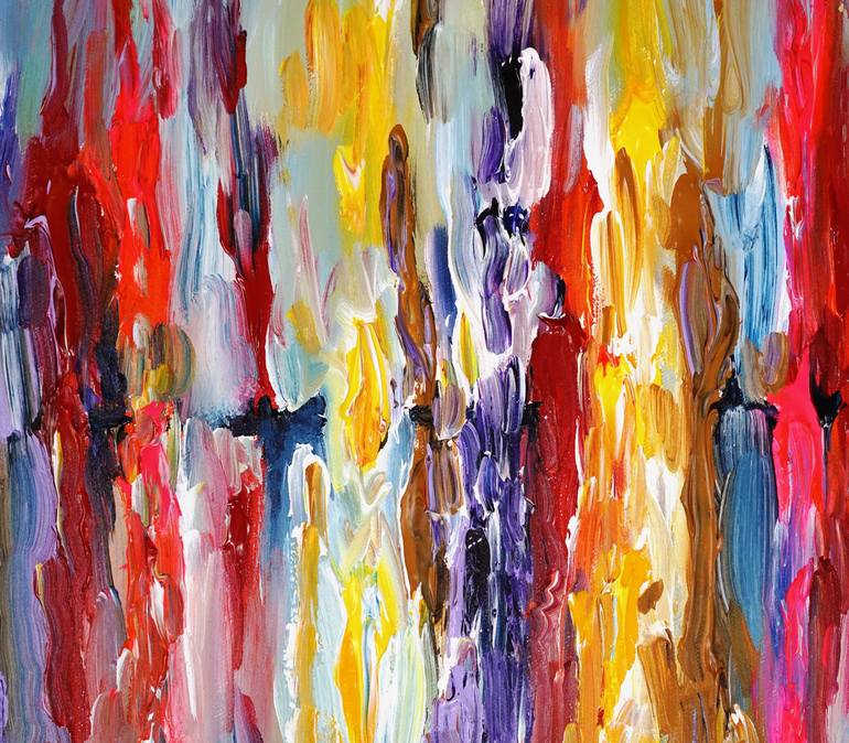 Original Abstract Expressionism Abstract Painting by Peter Nottrott