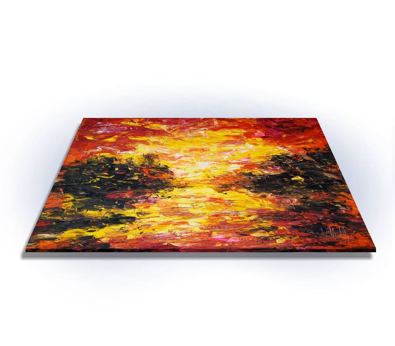 Original Abstract Expressionism Abstract Painting by Peter Nottrott