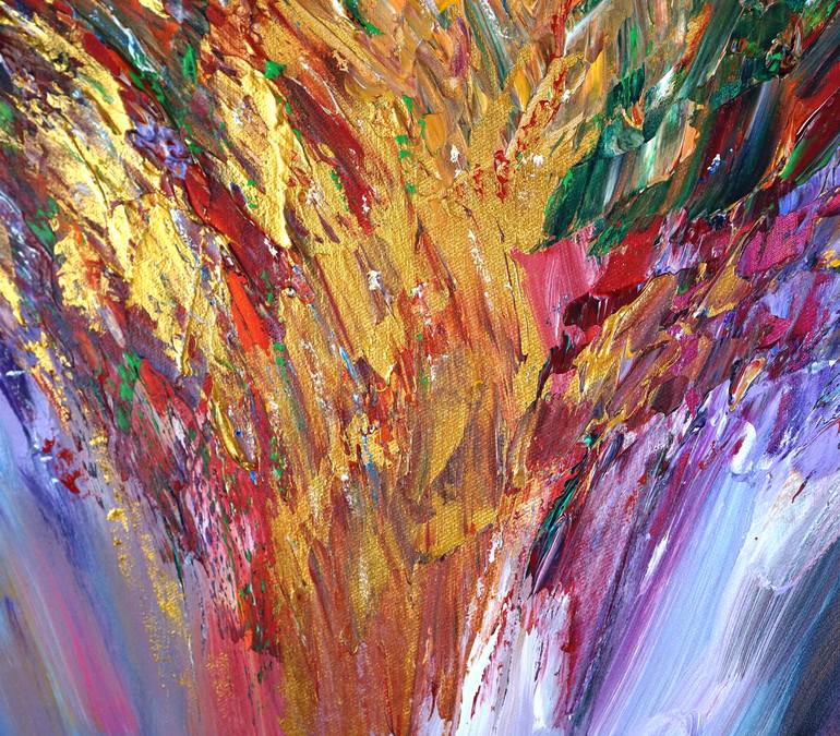 Original Abstract Expressionism Abstract Painting by Peter Nottrott