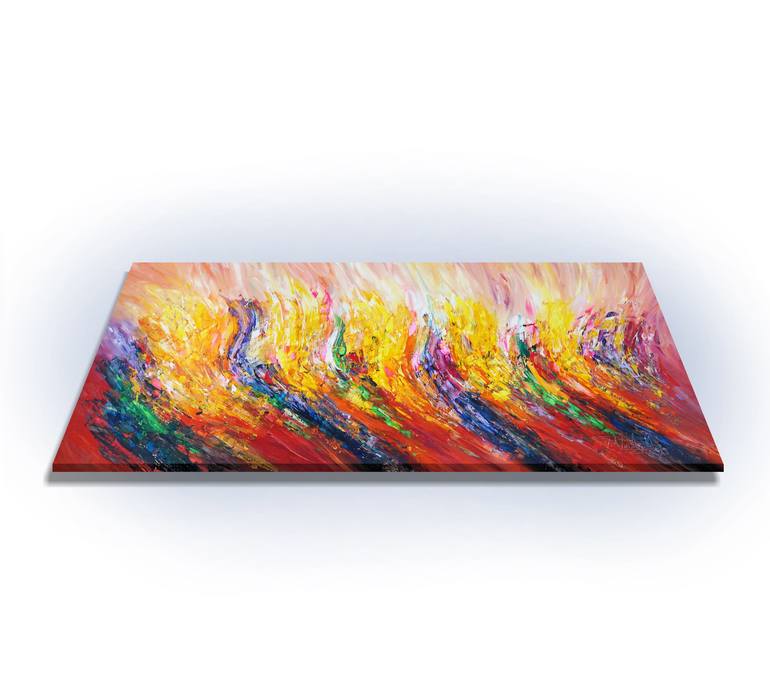 Original Abstract Expressionism Abstract Painting by Peter Nottrott