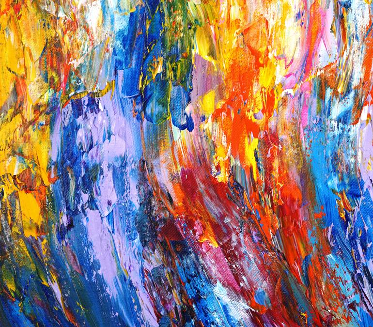 Original Abstract Expressionism Abstract Painting by Peter Nottrott