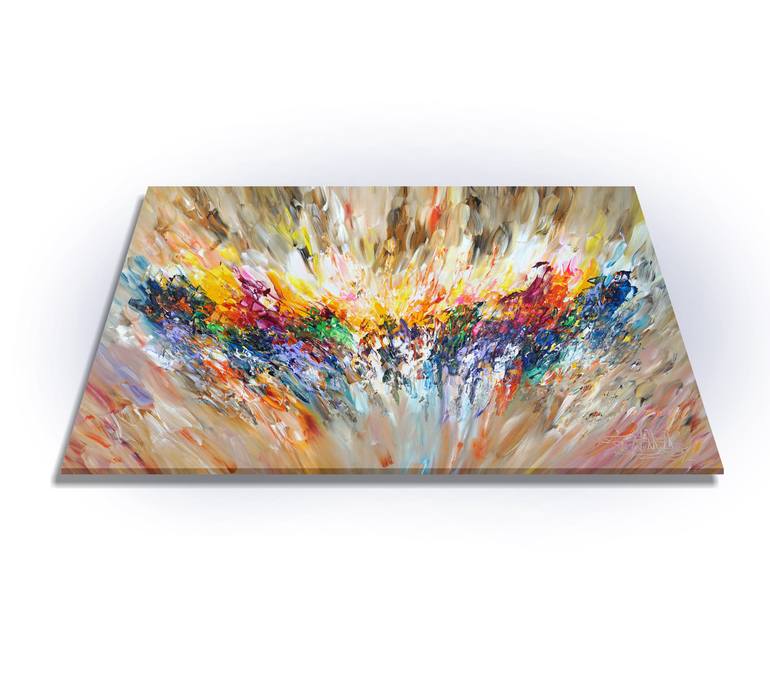 Original Abstract Expressionism Abstract Painting by Peter Nottrott