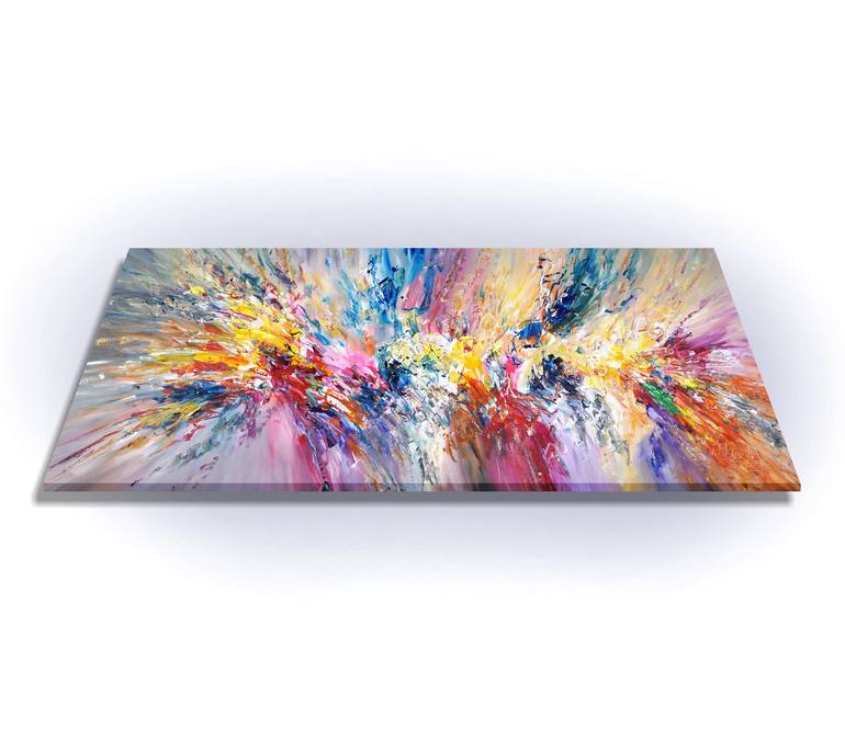 Original Abstract Expressionism Abstract Painting by Peter Nottrott