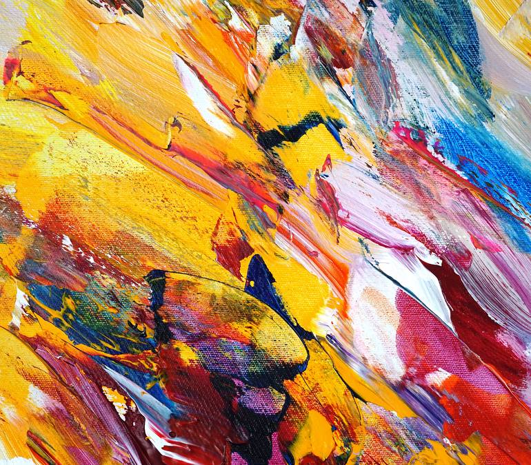 Original Abstract Expressionism Abstract Painting by Peter Nottrott