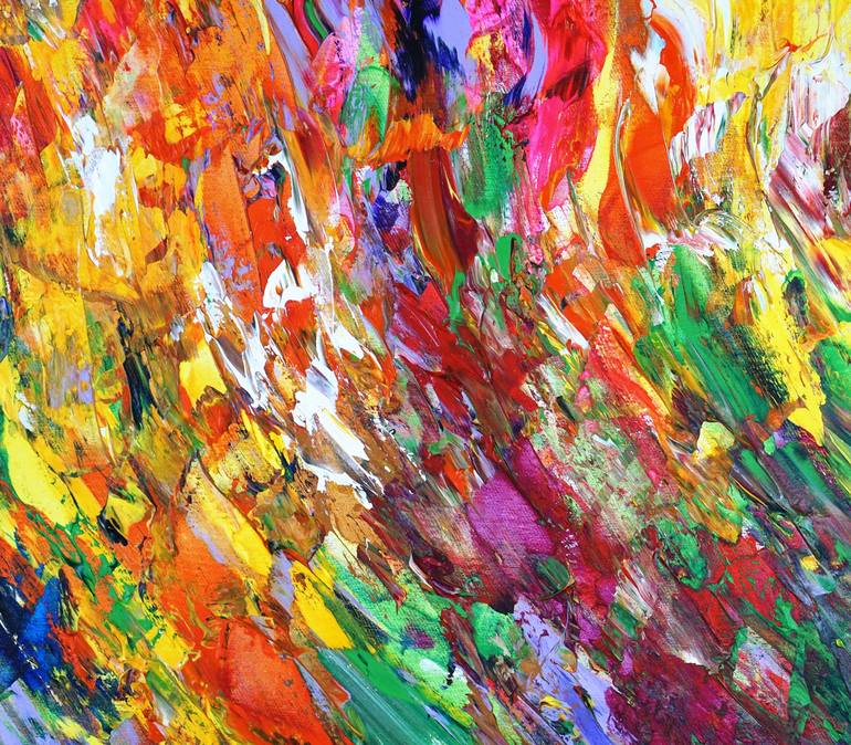 Original Abstract Expressionism Abstract Painting by Peter Nottrott