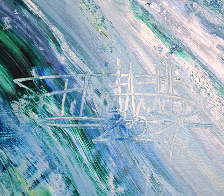 Original Abstract Expressionism Abstract Painting by Peter Nottrott