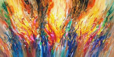 Original Abstract Expressionism Abstract Paintings by Peter Nottrott