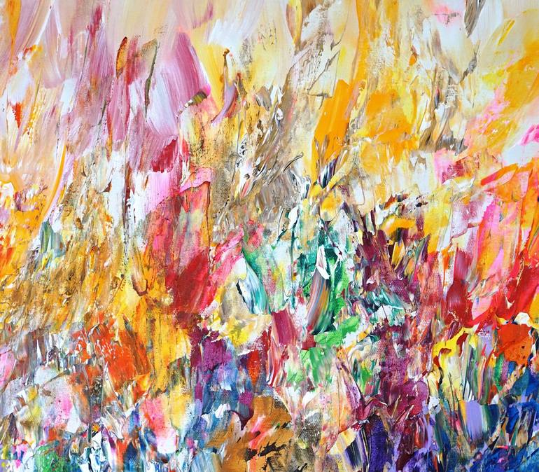 Original Abstract Painting by Peter Nottrott