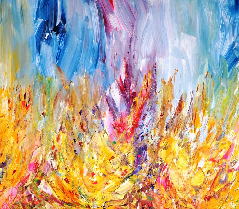 Original Abstract Expressionism Abstract Painting by Peter Nottrott