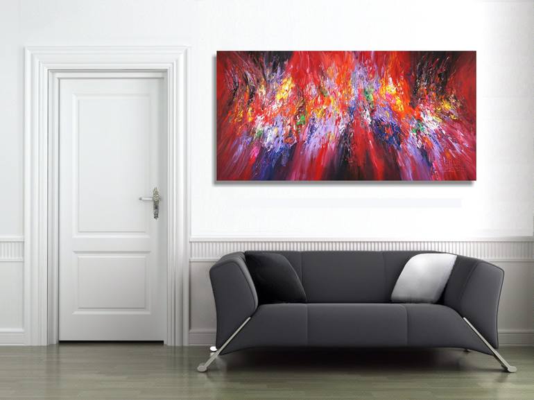 Original Abstract Painting by Peter Nottrott