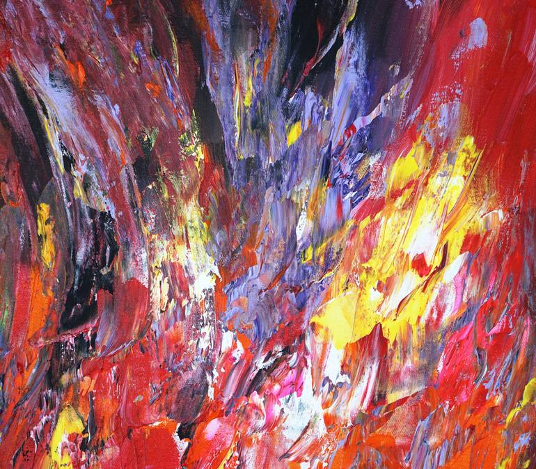 Original Abstract Painting by Peter Nottrott