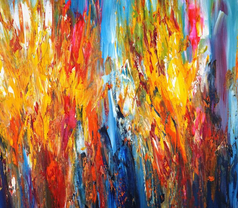 Original Abstract Expressionism Abstract Painting by Peter Nottrott