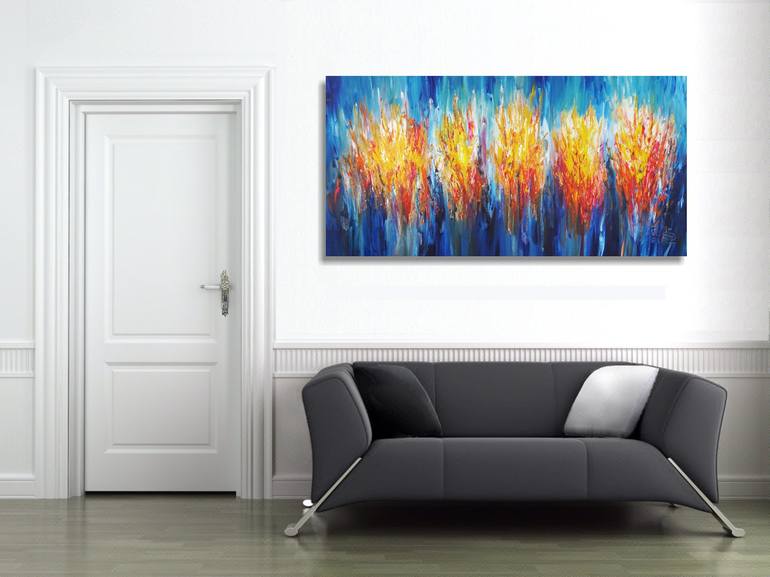 Original Abstract Painting by Peter Nottrott