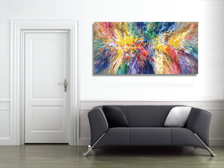 Original Abstract Painting by Peter Nottrott