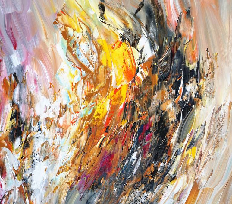 Original Abstract Expressionism Abstract Painting by Peter Nottrott