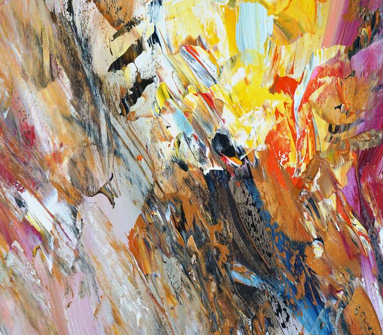 Original Abstract Expressionism Abstract Painting by Peter Nottrott