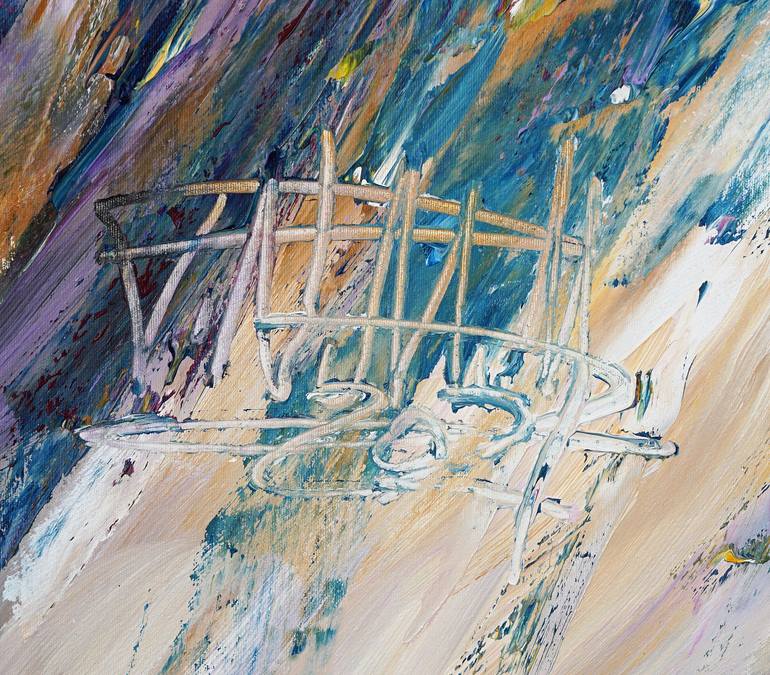 Original Abstract Expressionism Abstract Painting by Peter Nottrott