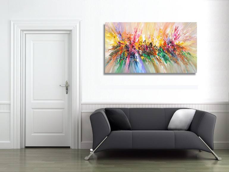 Original Abstract Painting by Peter Nottrott