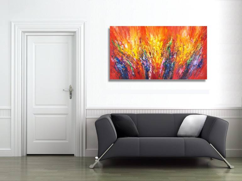 Original Abstract Painting by Peter Nottrott