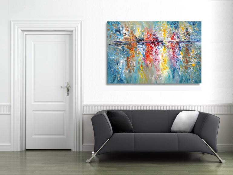 Original Abstract Painting by Peter Nottrott