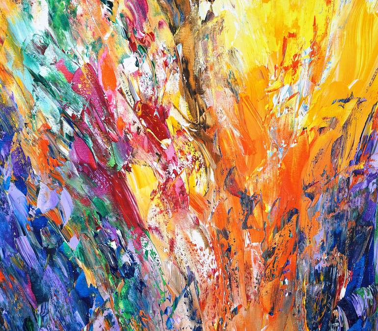 Original Modernism Abstract Painting by Peter Nottrott