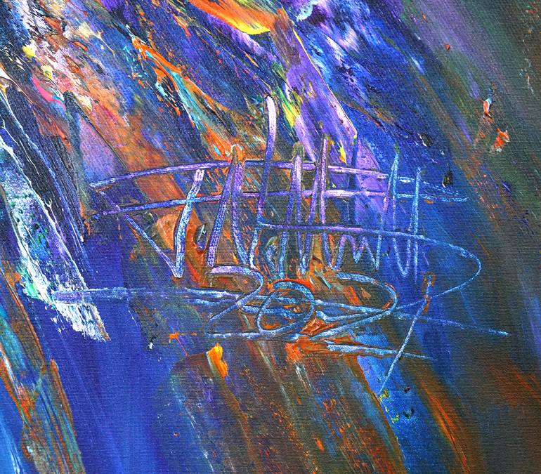 Original Modern Abstract Painting by Peter Nottrott