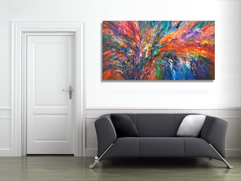 Original Modern Abstract Painting by Peter Nottrott