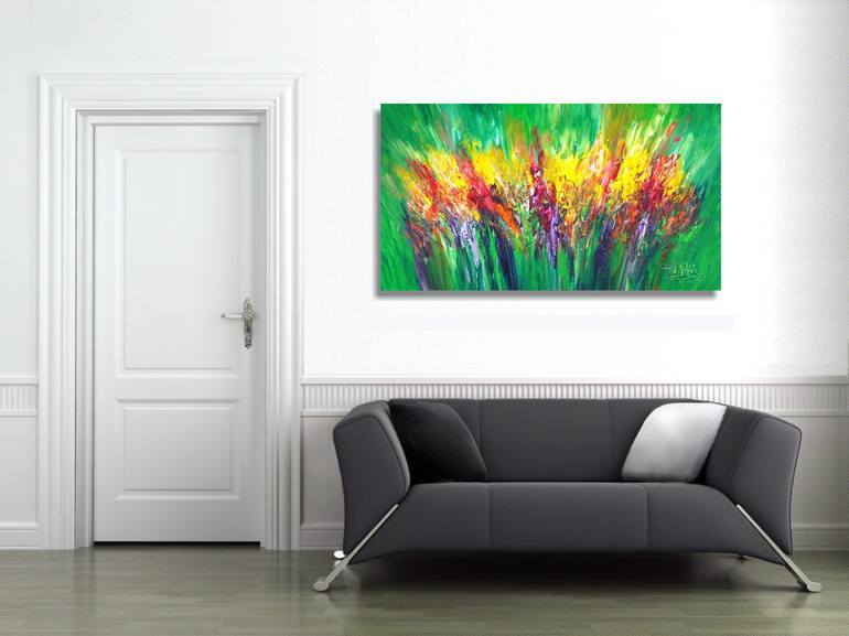 Original Abstract Painting by Peter Nottrott