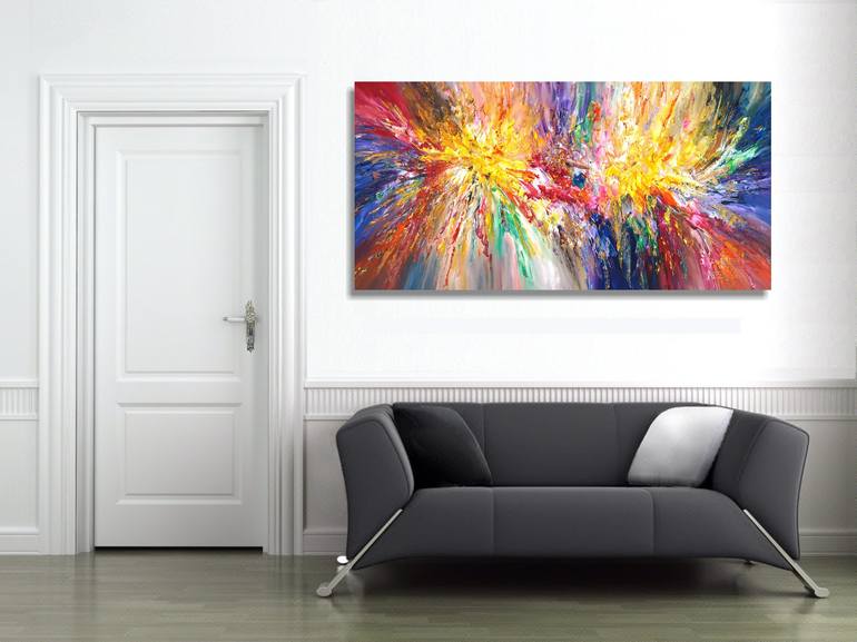 Original Abstract Painting by Peter Nottrott