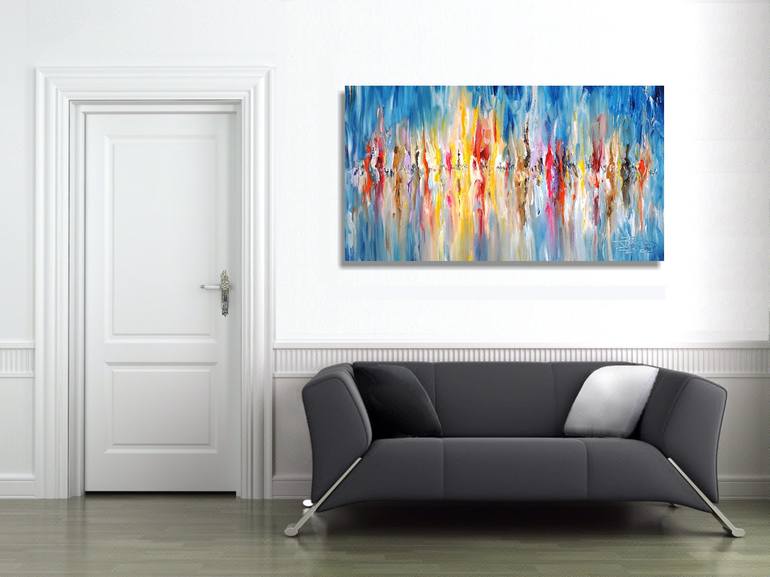 Original Abstract Expressionism Abstract Painting by Peter Nottrott