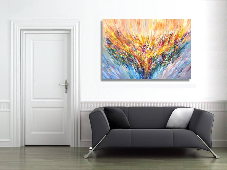 Original Abstract Painting by Peter Nottrott