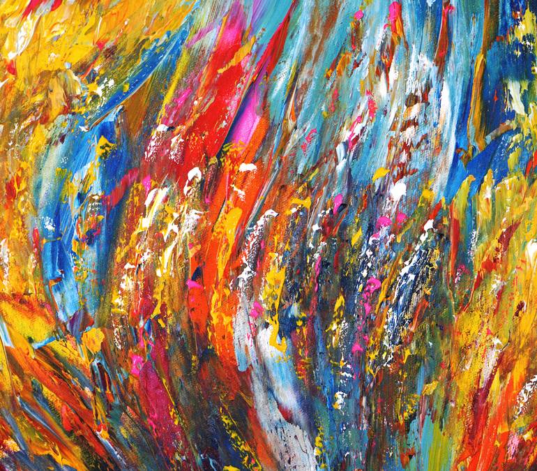 Original Modernism Abstract Painting by Peter Nottrott