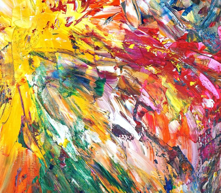 Original Modern Abstract Painting by Peter Nottrott