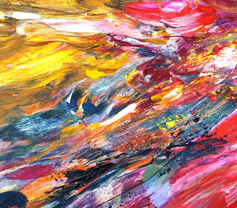 Original Modern Abstract Painting by Peter Nottrott