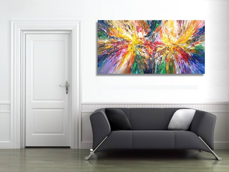 Original Abstract Painting by Peter Nottrott