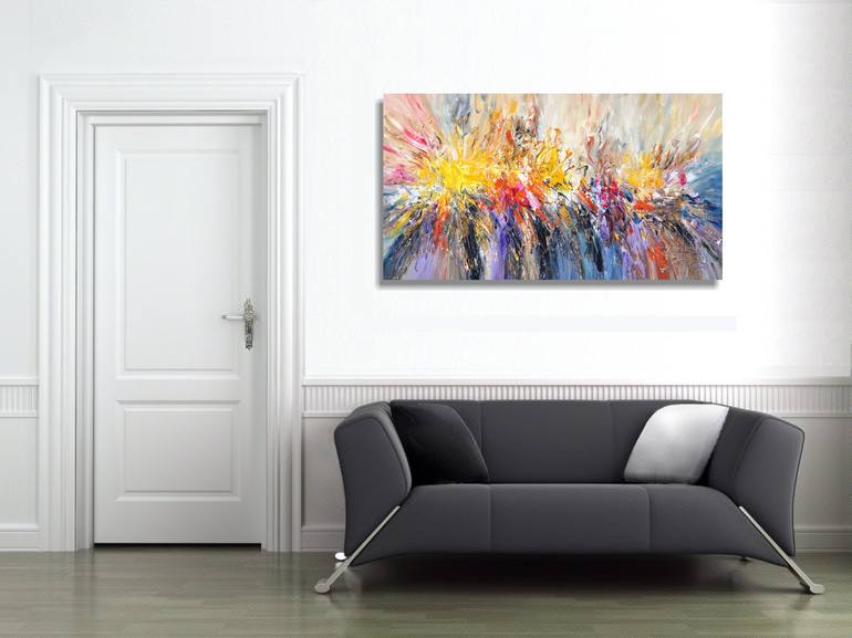 Original Abstract Painting by Peter Nottrott