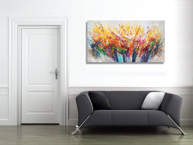 Original Abstract Painting by Peter Nottrott