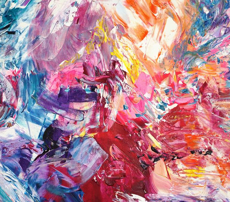 Original Modernism Abstract Painting by Peter Nottrott