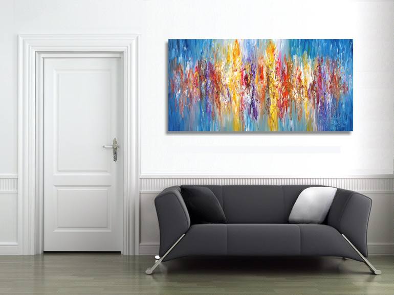 Original Abstract Painting by Peter Nottrott