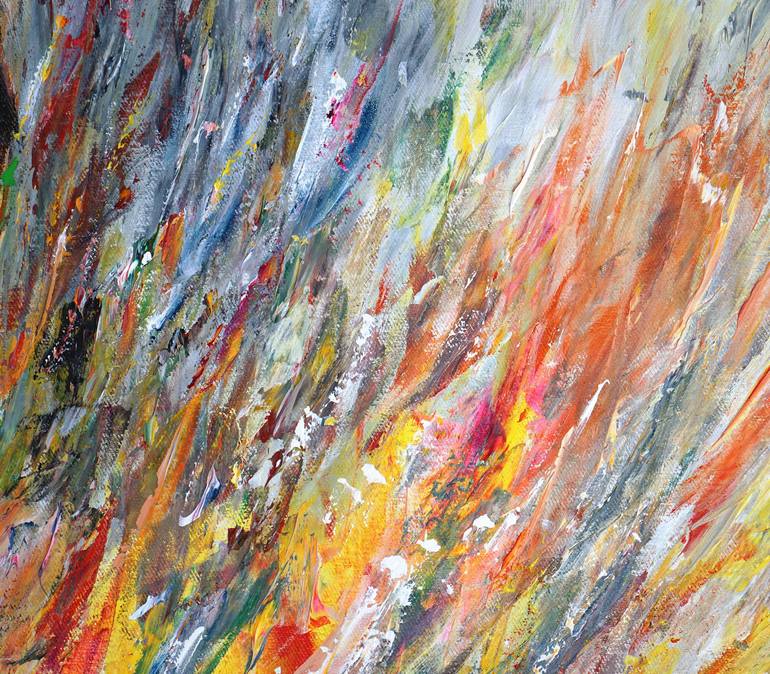 Original Abstract Painting by Peter Nottrott