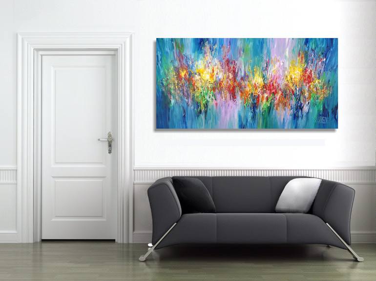 Original Modern Abstract Painting by Peter Nottrott