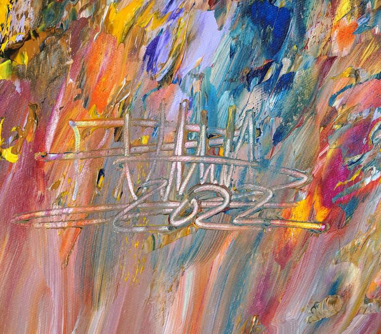 Original Modern Abstract Painting by Peter Nottrott