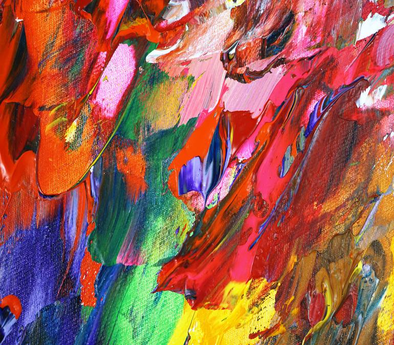 Original Modern Abstract Painting by Peter Nottrott