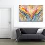 The artwork on a wall...