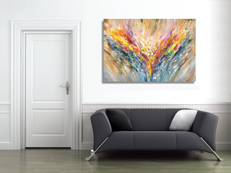 Original Modern Abstract Painting by Peter Nottrott