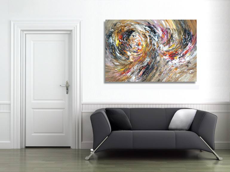 Original Modern Abstract Painting by Peter Nottrott