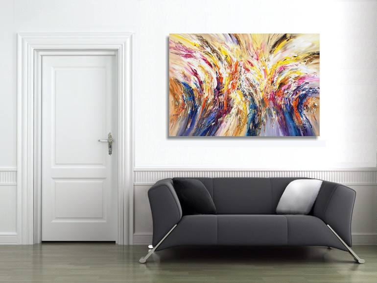 Original Modern Abstract Painting by Peter Nottrott